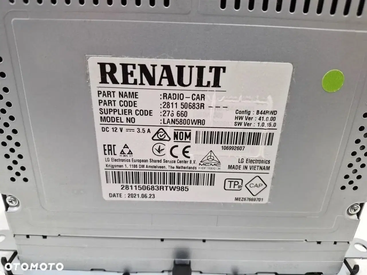 Billede 2 - Dacia Multi Media-Radio/Nav