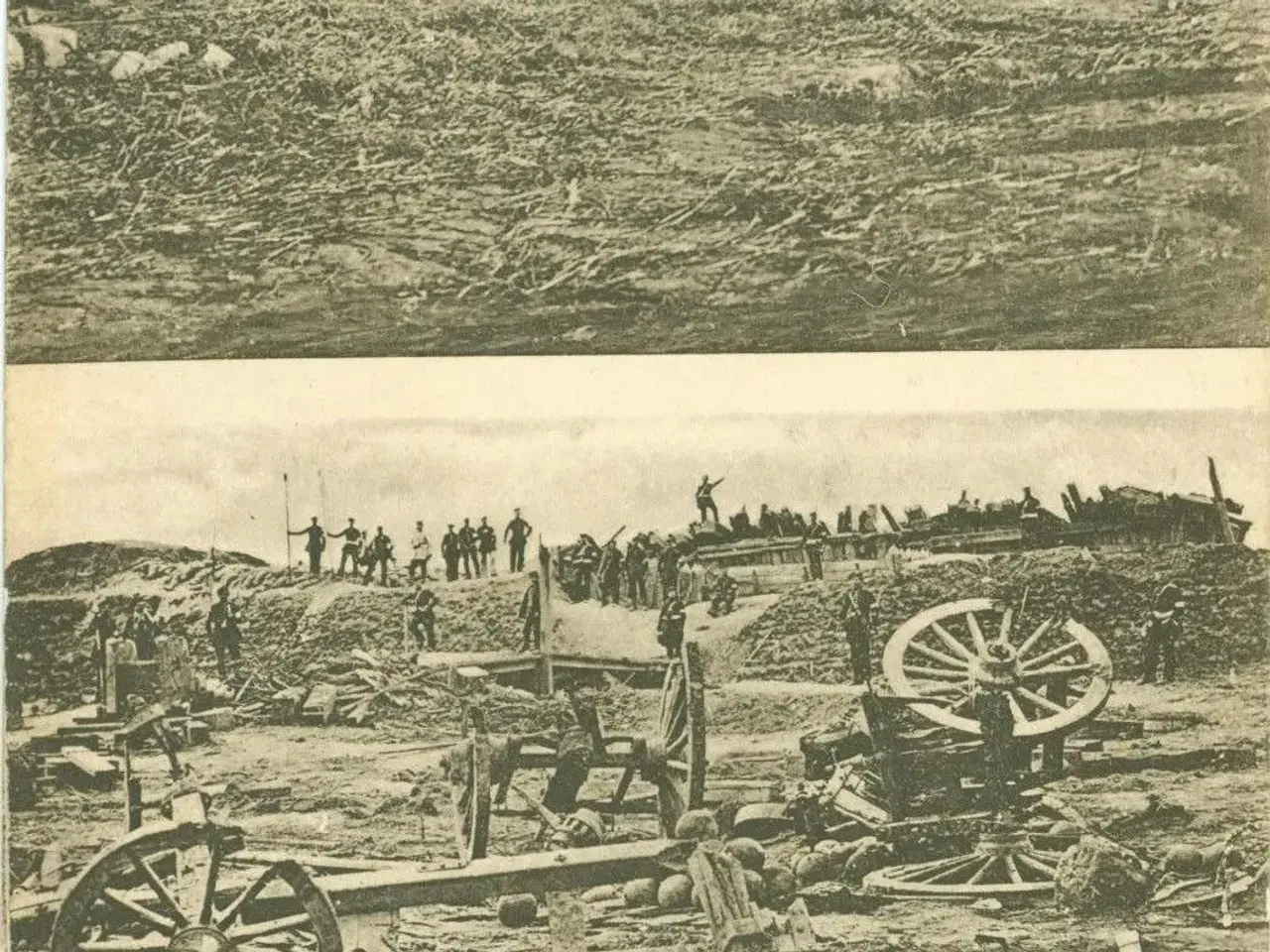 Billede 1 - Krigen 1864. Efter stormen