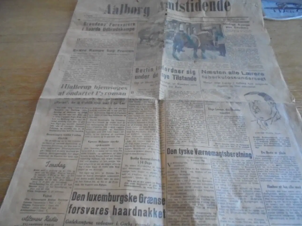 Billede 1 - Aalborg Amtstidende 22. februar 1945 