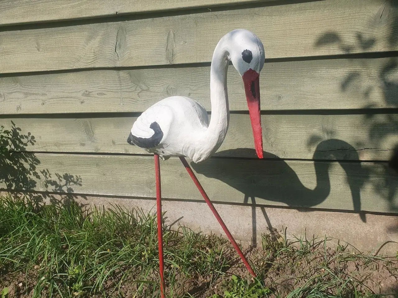 Billede 1 - Havefigur stork