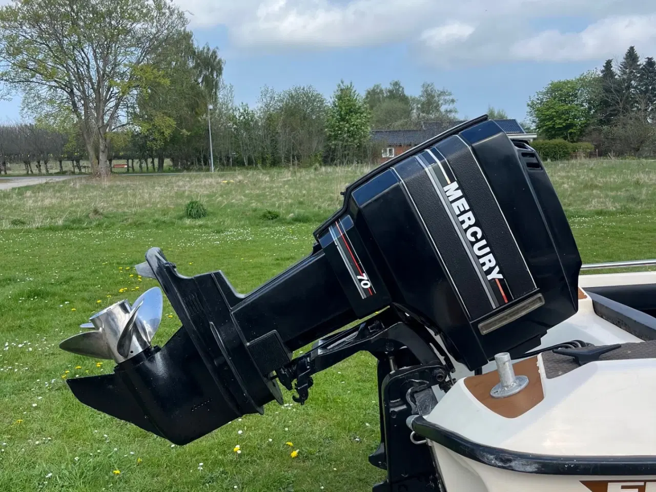 Billede 3 - Fletcher speedbåd med 70 hk og nysynet bådtrailer