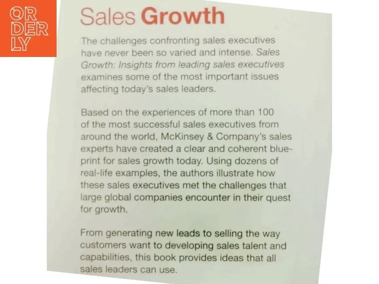 Billede 3 - Sales Growth af Thomas Baumgartner (Bog)