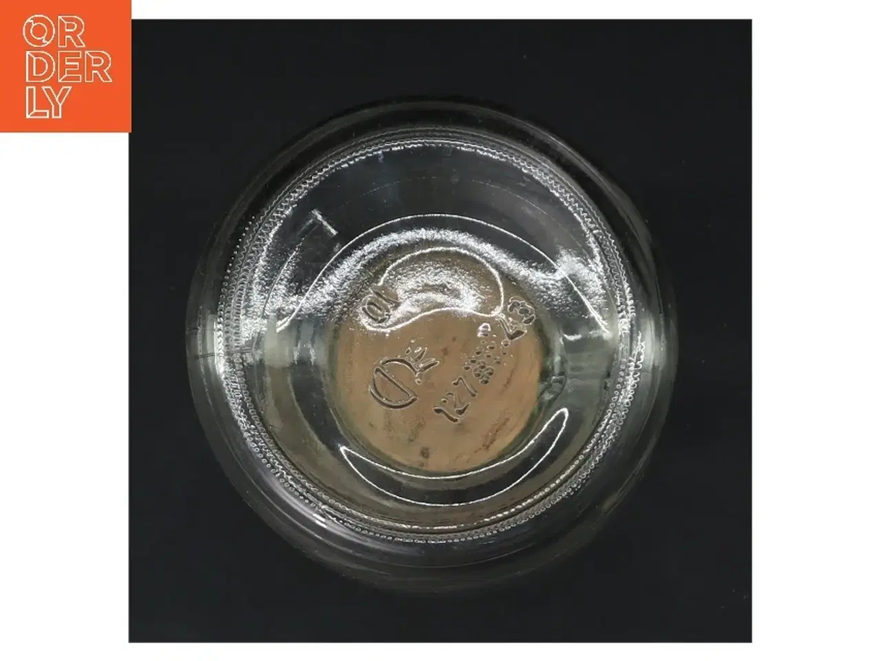 Billede 3 - Glasflaske med korkprop (str. Ø 6 cm højde 13,5 cm)