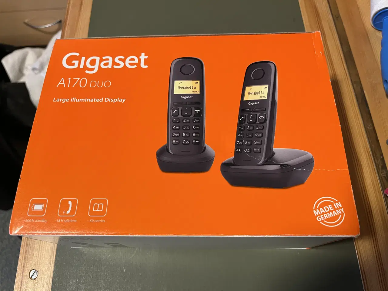 Billede 1 - Gigaset A170 Duo trådløs telefon med to håndsæt