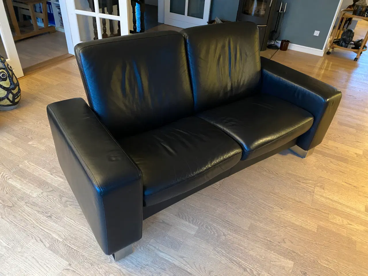 Billede 1 - Lædersofa