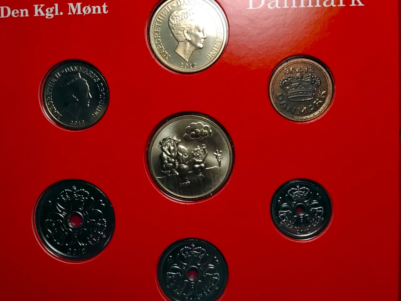 Billede 3 - KGL MØNTSÆT 2012 BØRNESÆTTET 2012 OPLAG 1570stk!