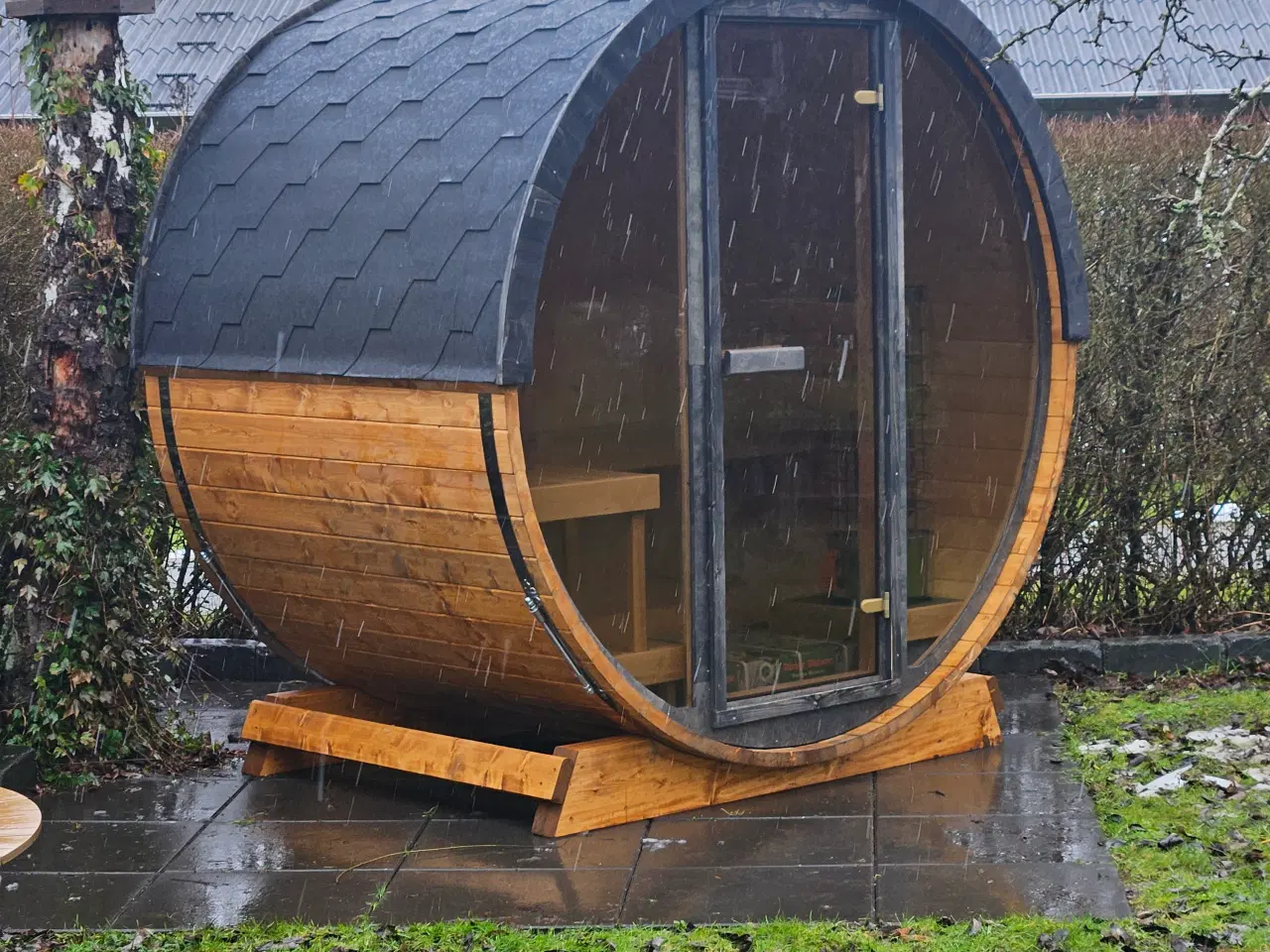 Billede 6 - Ny størrelse lille terrasse sauna til 3-4 personer