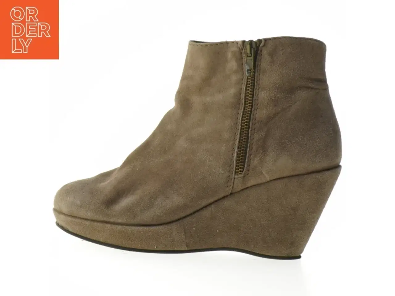 Billede 1 - Gardenia brune støvletter med kilehæl (str. 40 )