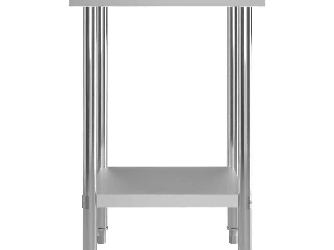 Billede 4 - Arbejdsbord til køkken m. stænkplade 60x60x93 cm rustfrit stål