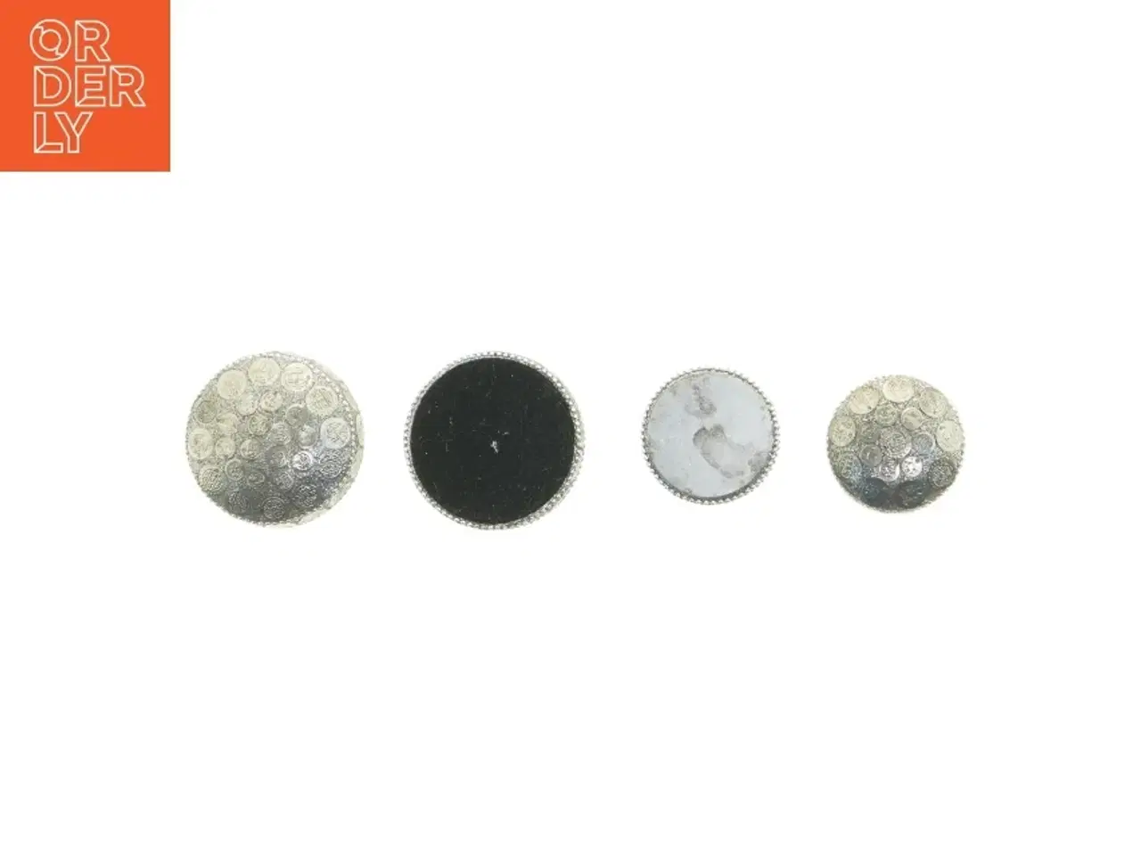 Billede 6 - Dekorative knapper (str. 7,5 x 4,5 cm og 6 x 3,5 cm)
