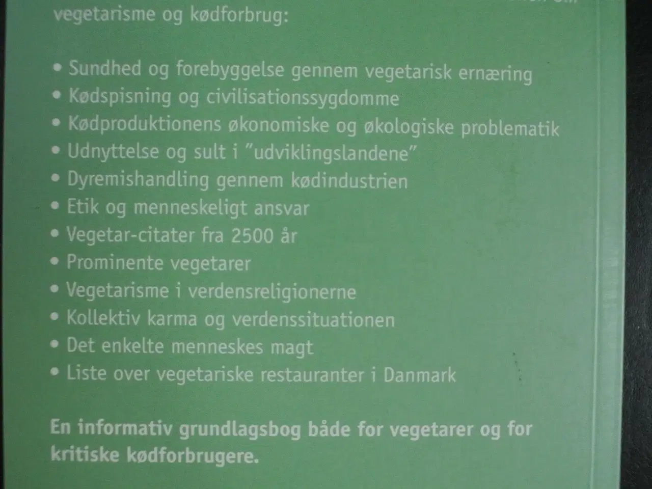 Billede 3 - leve vegetarisk - fordele ved en kødløs ernæring, 