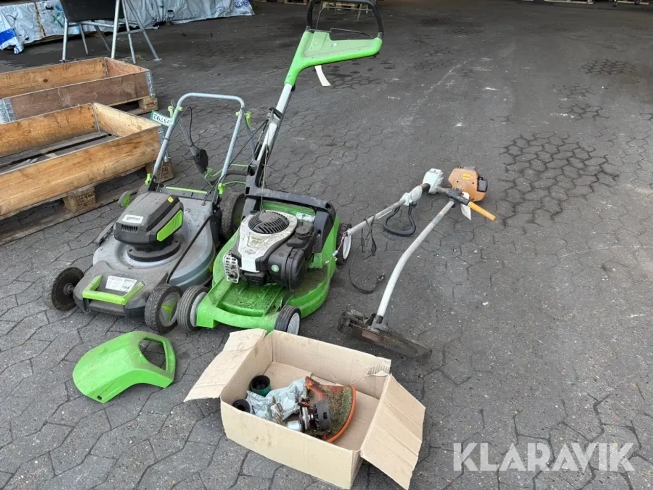 Billede 1 - Græsslåmaskiner og græstrimmere Garden, Viking, STIHL og partner 4 maskiner