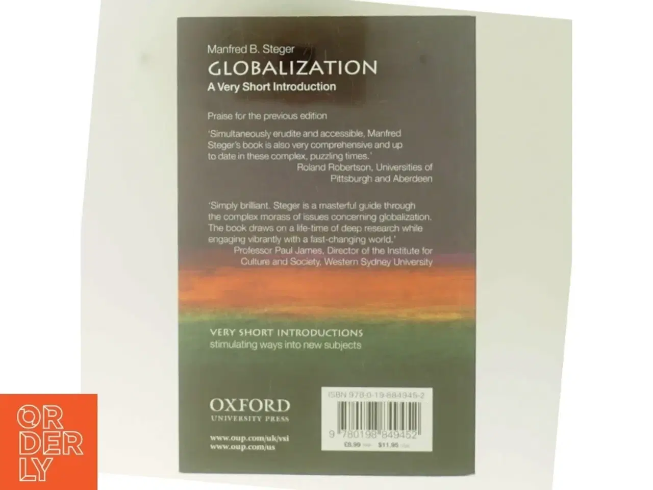 Billede 3 - Globalization : a very short introduction af Manfred B. Steger (1961-) (Bog)