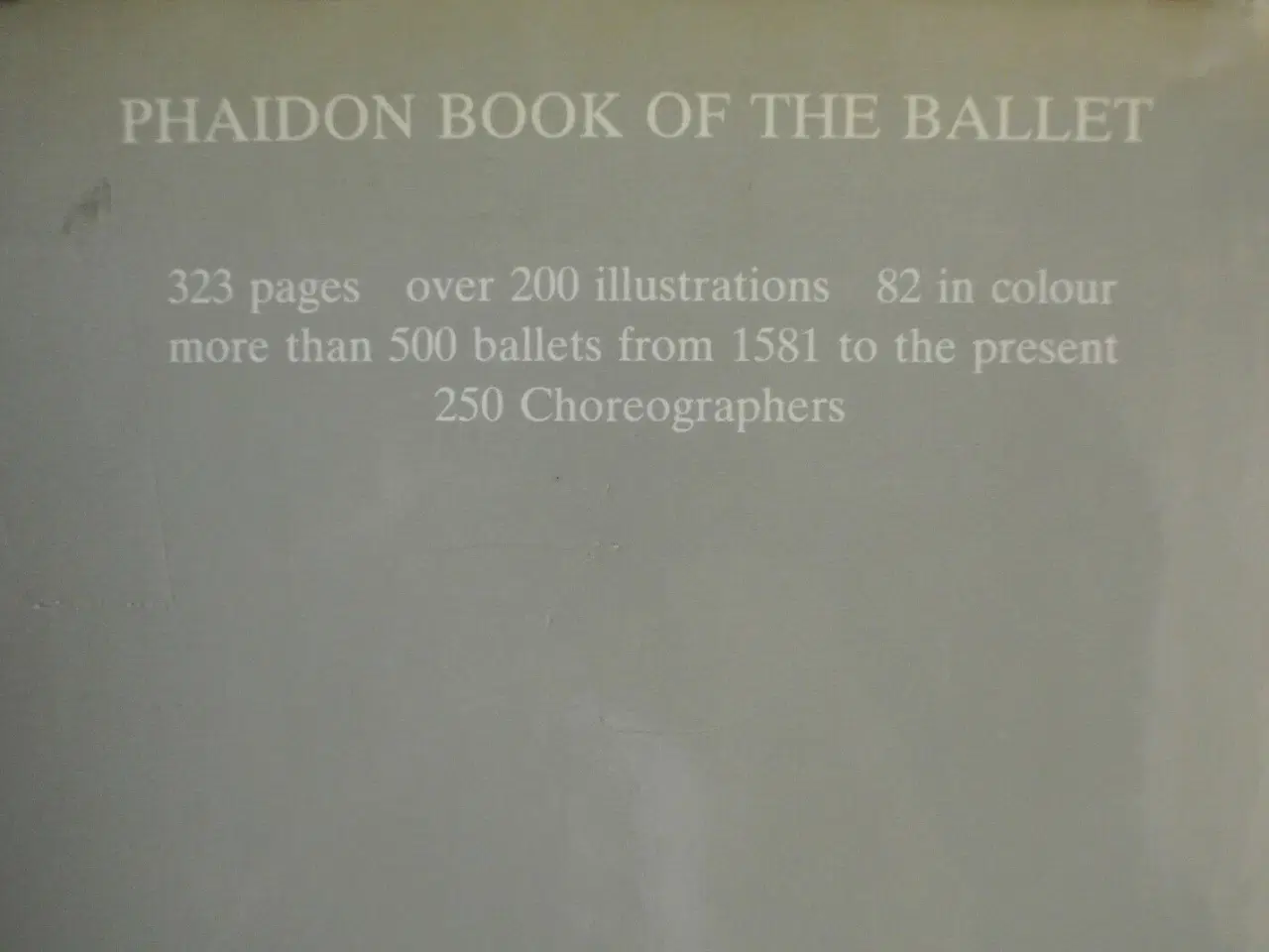 Billede 3 - phaidon book of the ballet, preface by rudolf nure
