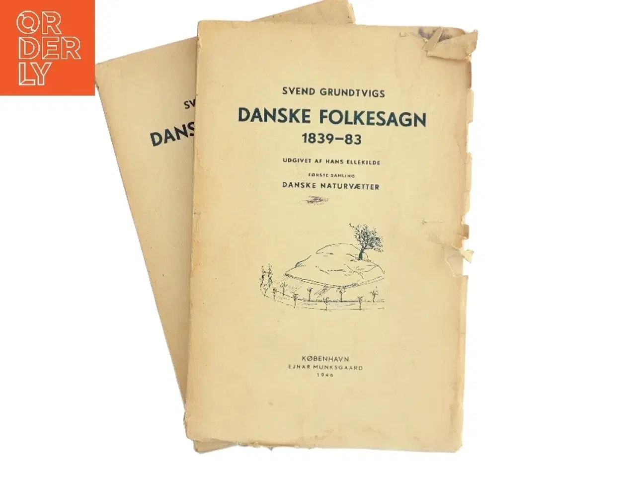 Billede 1 - Danske Folkesagn 1839-83 af Svend Grundtvig (Bog)