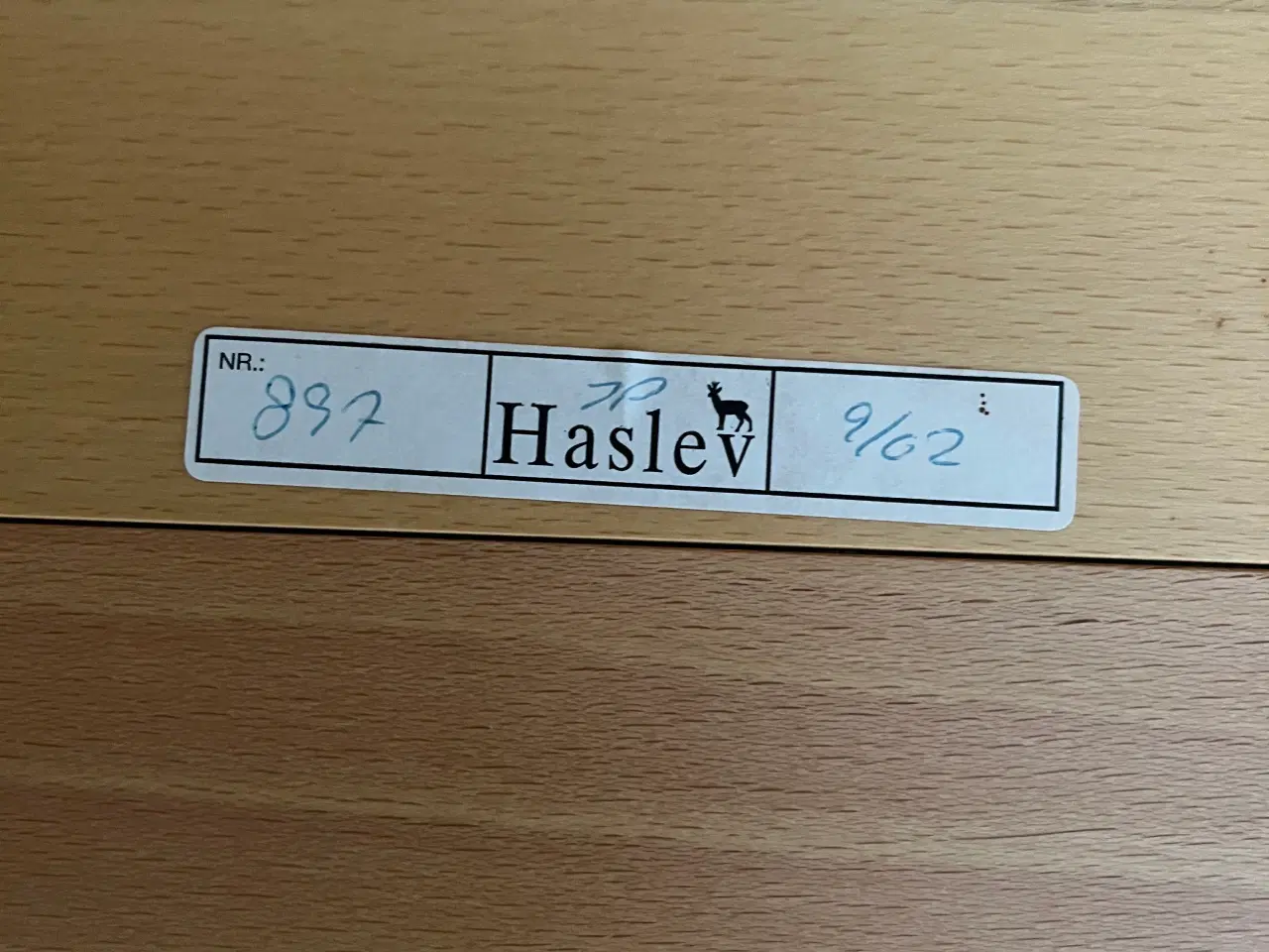 Billede 3 - Haslev spisebord symphony 76 massiv bøg lakeret