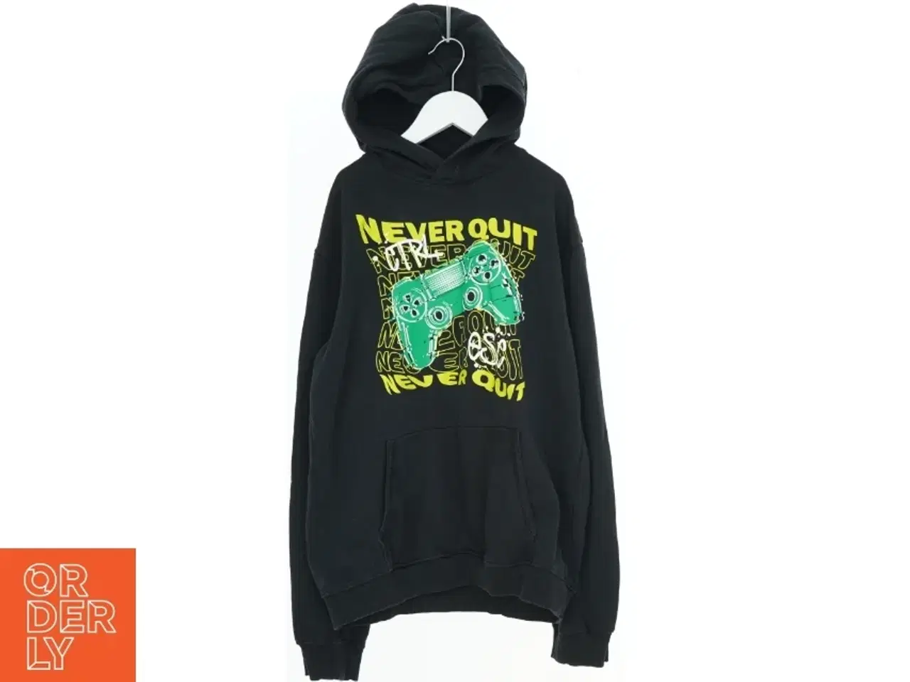 Billede 1 - Hættetrøje med gaming print fra H&M (str. 164)