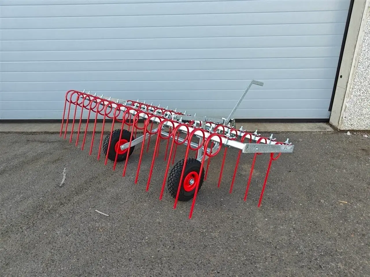 Billede 5 - Anker Bjerre Riven Gårdspladsharve 150cm Inkl. Kugletræk