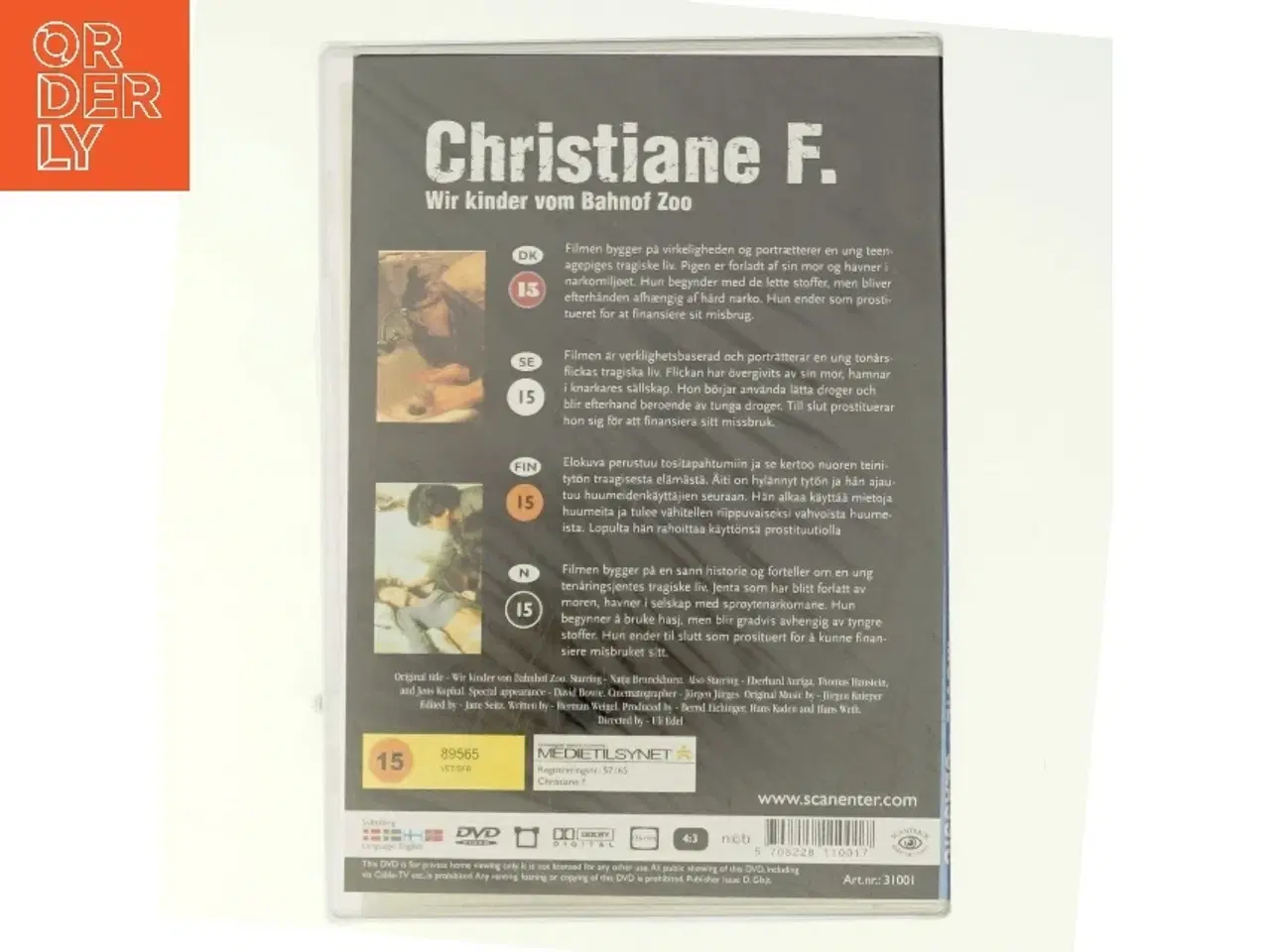 Billede 3 - CHRISTIANE F. Wir Kinder Vom Bahnhof Zoo * Natja Brunckhorst, David Bowie * REGIE: Uli Edel