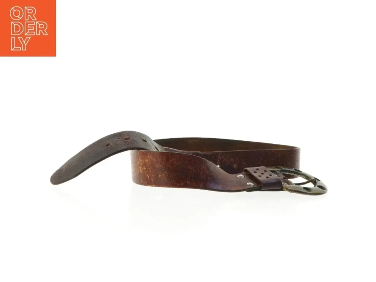 Billede 3 - Læderbælte (str. 109 x 4 cm)