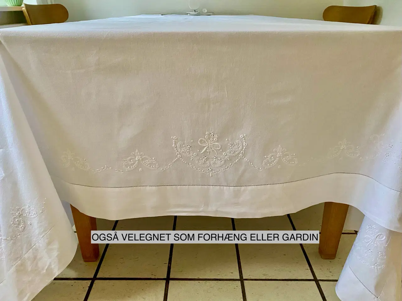 Billede 4 - VINTAGE Dobbelt Pyntelagen Overlagen 230x270 cm