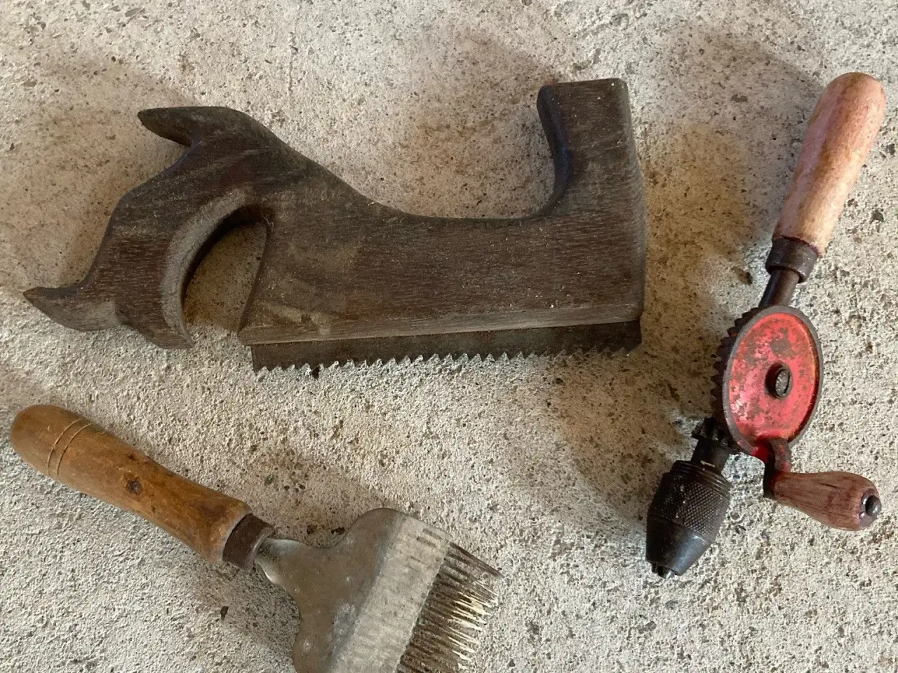 Billede 1 - Antikt værktøjs samling