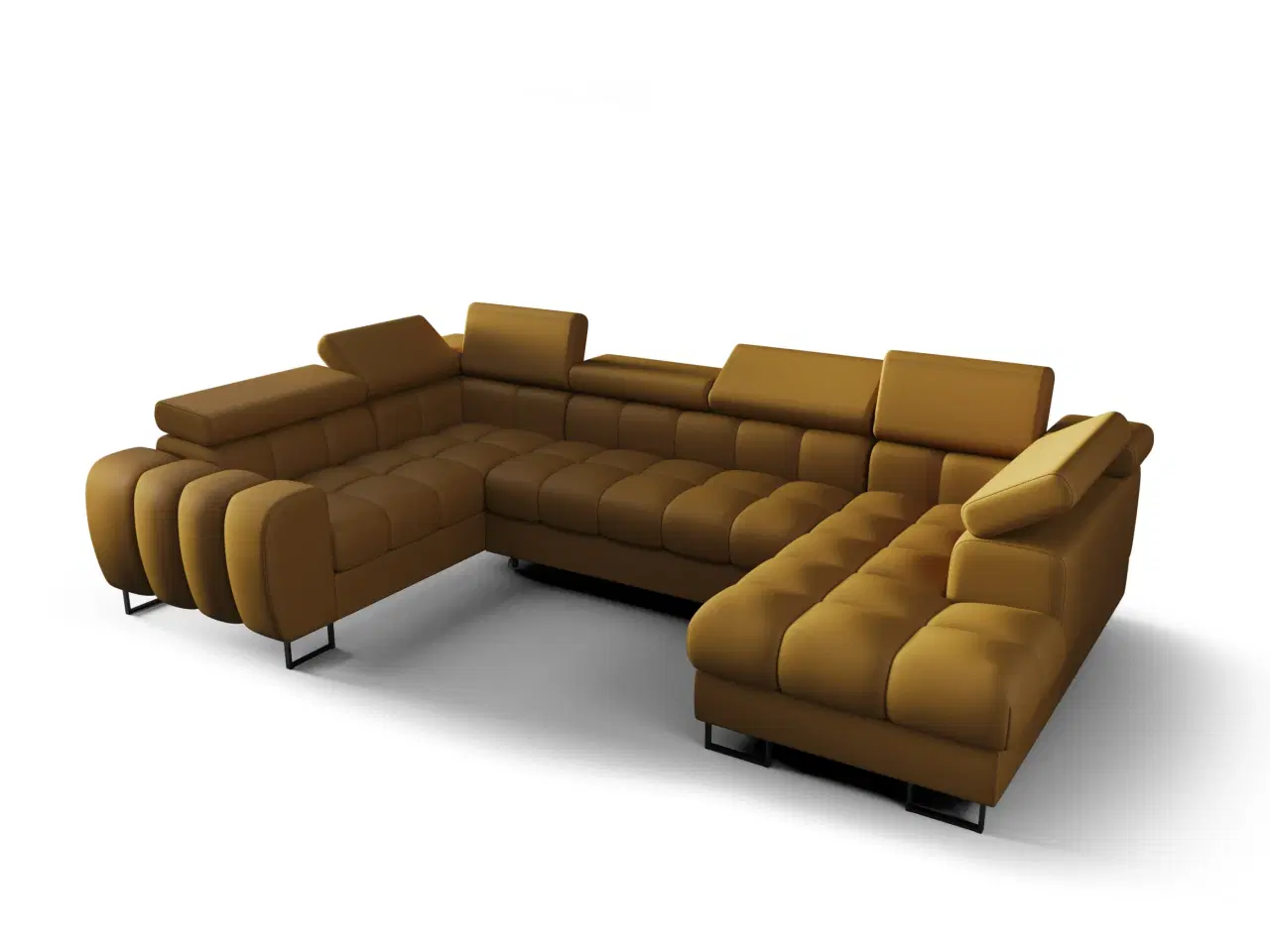 Billede 3 - ASPER MAX II HJØRNESOFA 195x350x170 CM TERRA 61 HØJRE