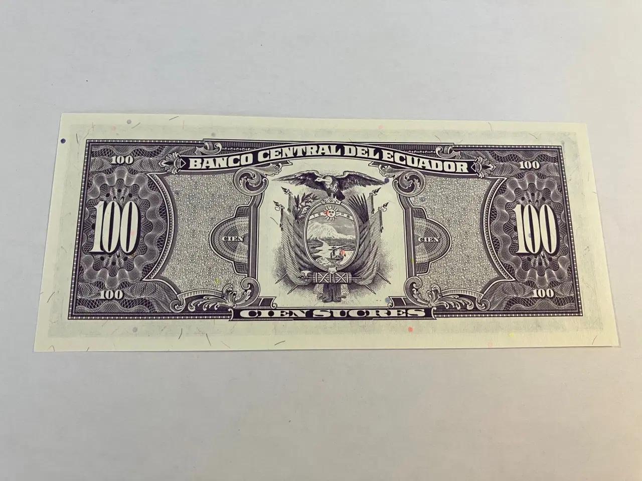 Billede 2 - 100 Sucres Ecuador 1992