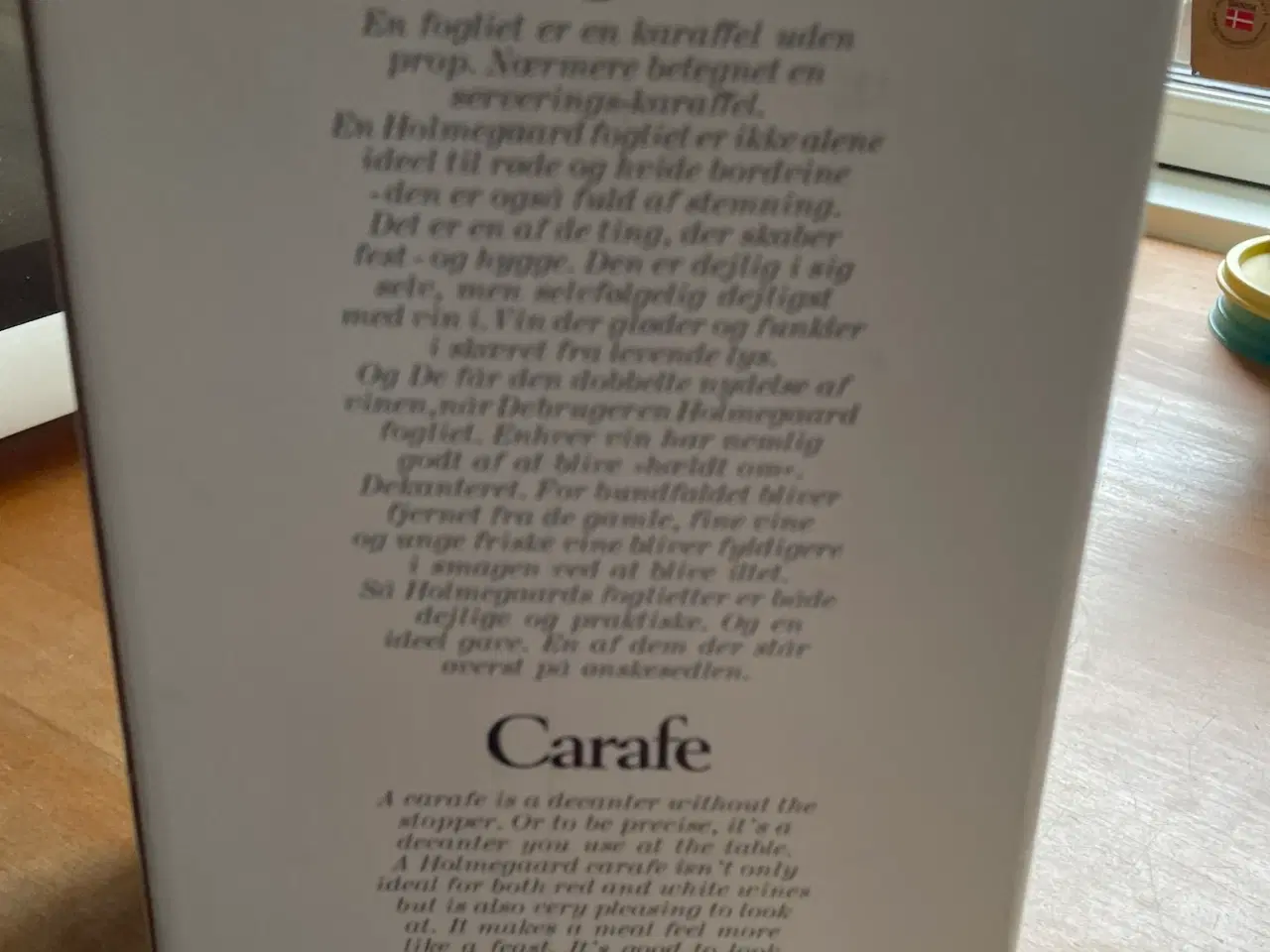 Billede 4 - Holmegaard Carafe