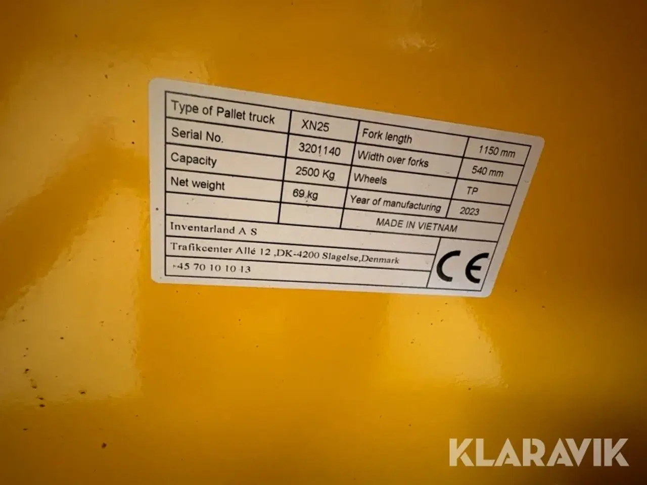 Billede 11 - Palleløfter AB lift XN25