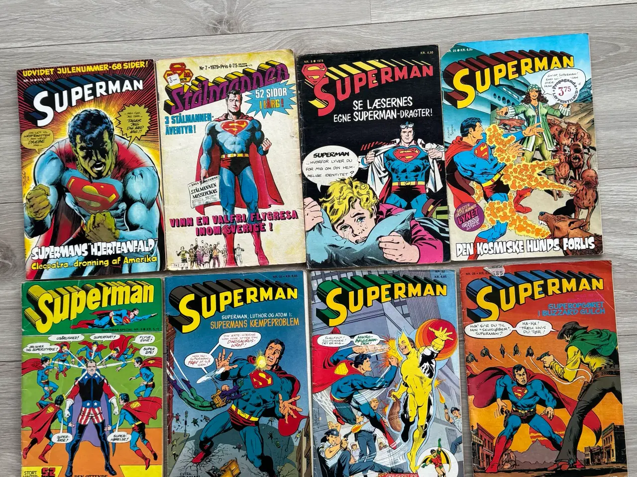 Billede 1 - SUPERMAN TEGNESERIE- 8 STK