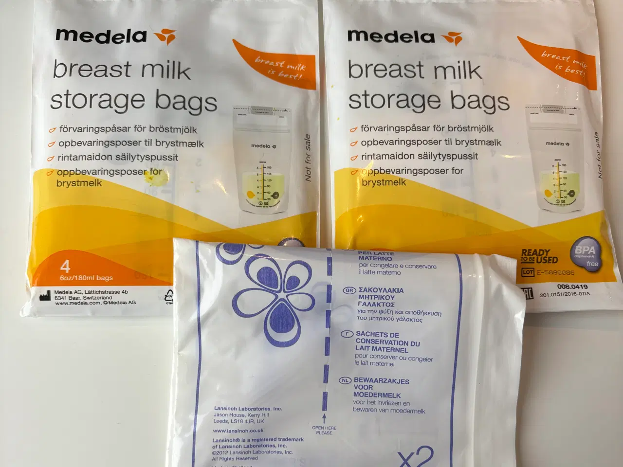 Billede 1 - Brystmælk poser (Helt nye og uåbnede!)