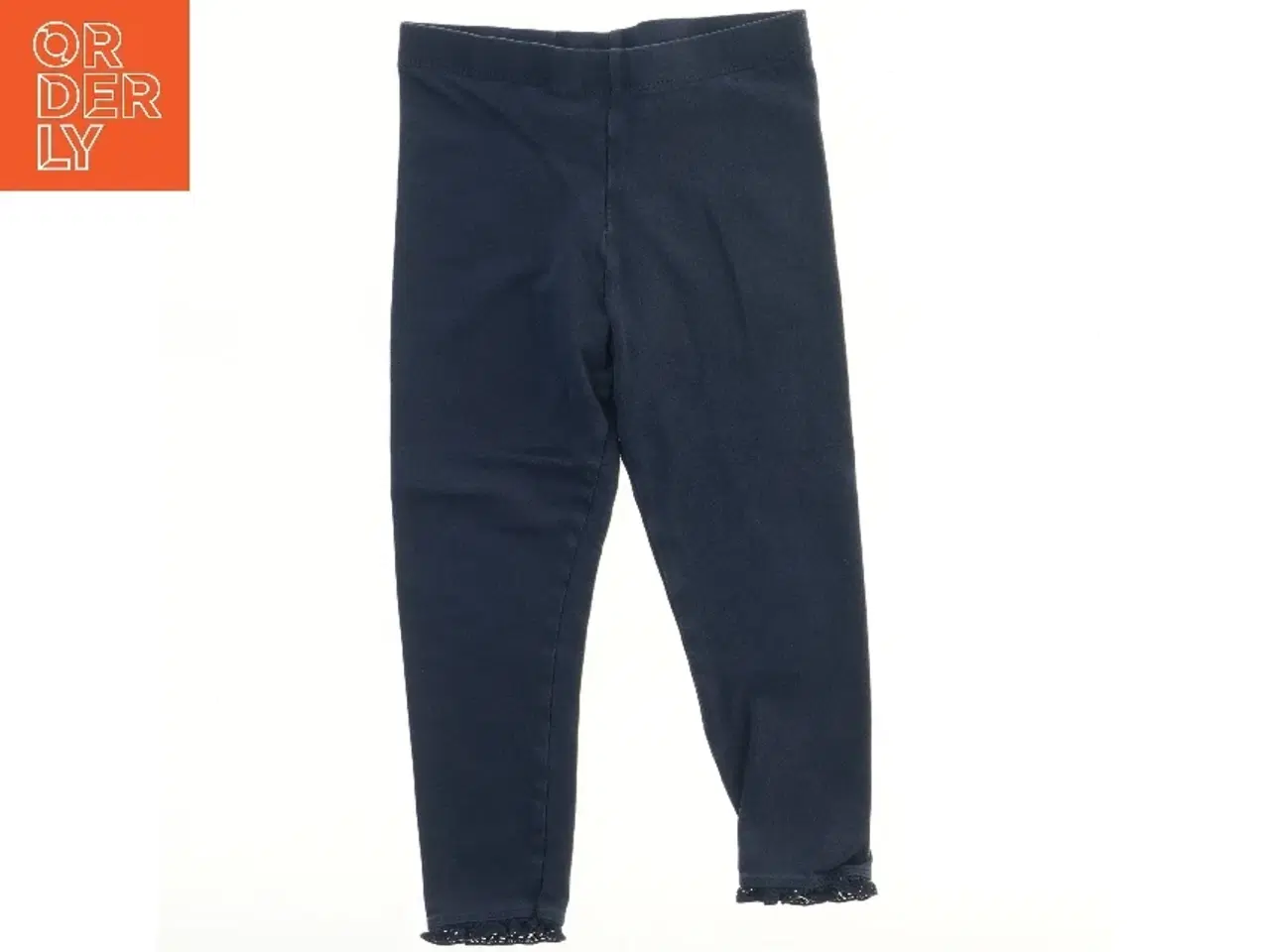 Billede 1 - Leggings med blondekant fra Next (str. 110)