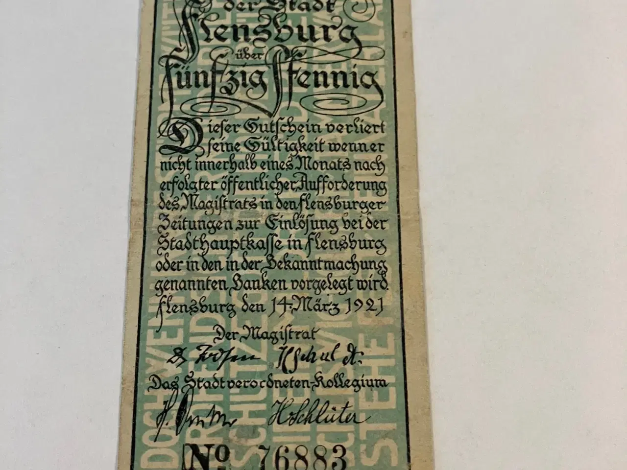 Billede 2 - 50 Pfennig Flensburg