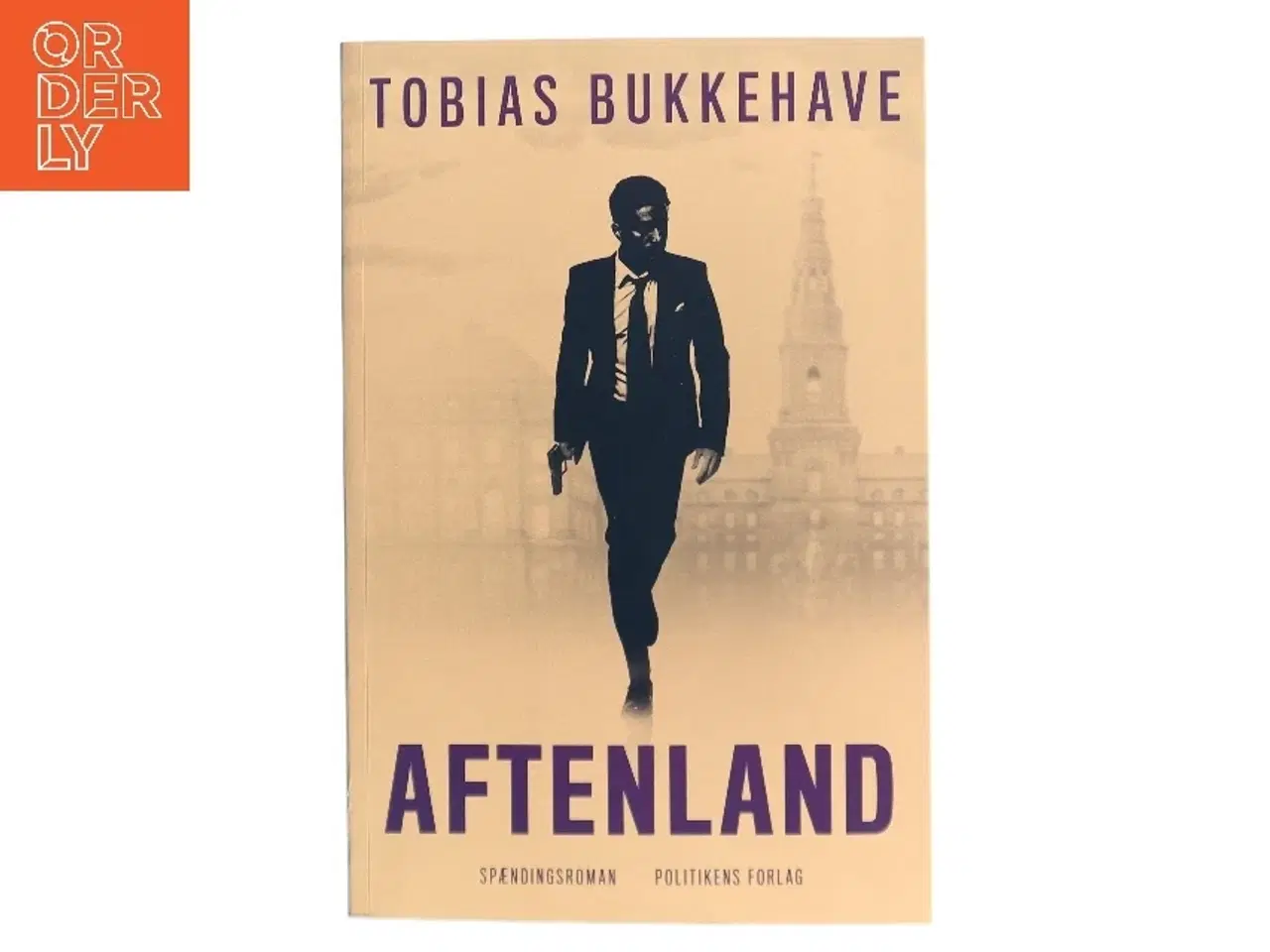 Billede 1 - Aftenland : spændingsroman af Tobias Bukkehave (f. 1980) (Bog)