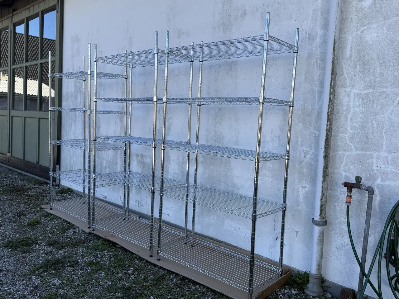 Billede 2 - 3 stk. VINDINGE Reol 6 hylder krom