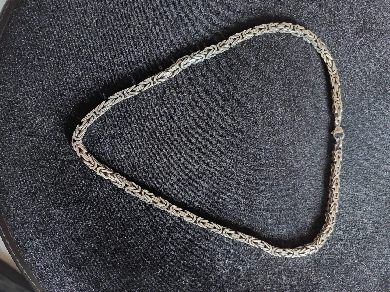 Billede 2 - Kongekæde 50 cm (sølv)