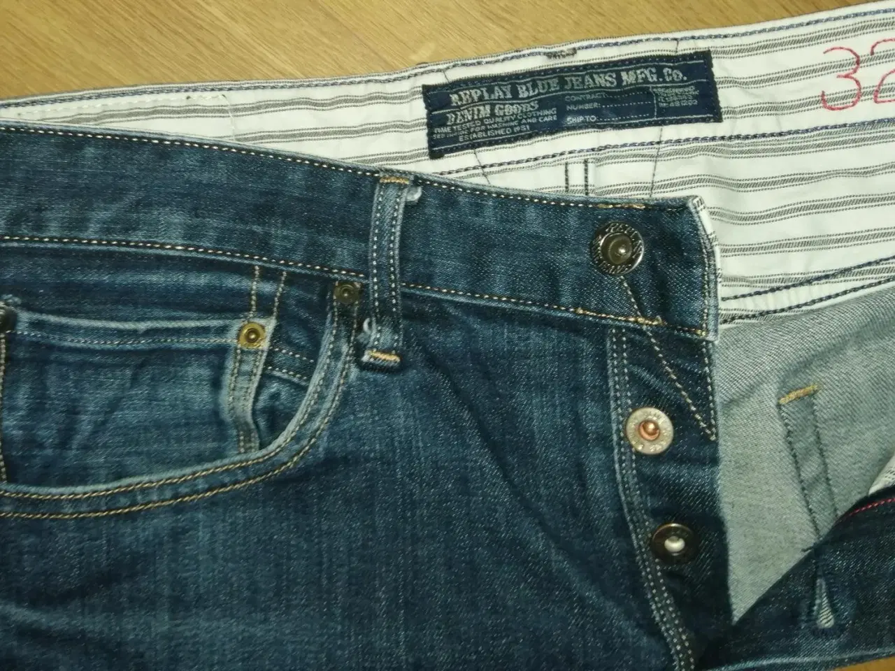 Billede 6 - REPLAY "LENRICK" W 32/32, I FLOT STAND