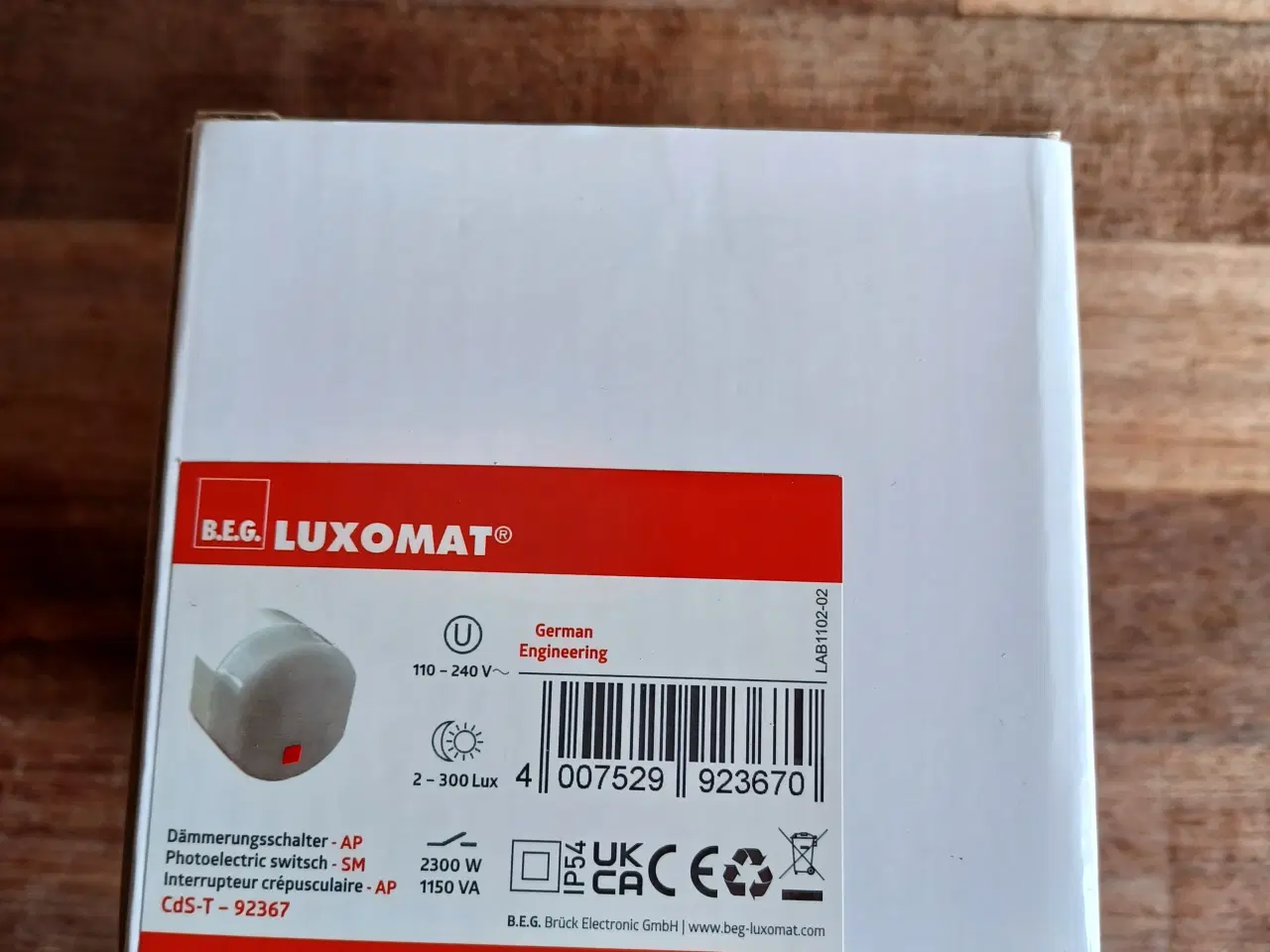 Billede 2 - 3 stk B.E.G. Luxomat skumringsrelæ CDS-T sælges 