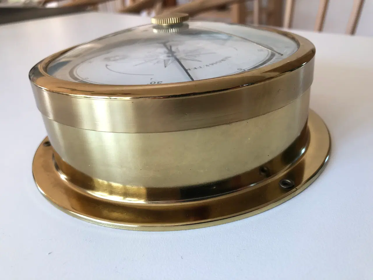 Billede 5 - Skibsbarometer i messing