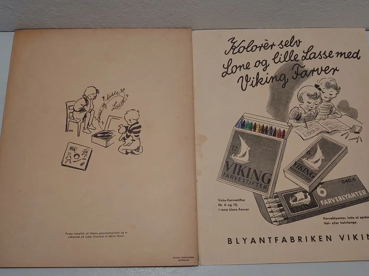 Billede 5 - Marie Hjuler:Lone og lille Lasse. 1.udg.1952.