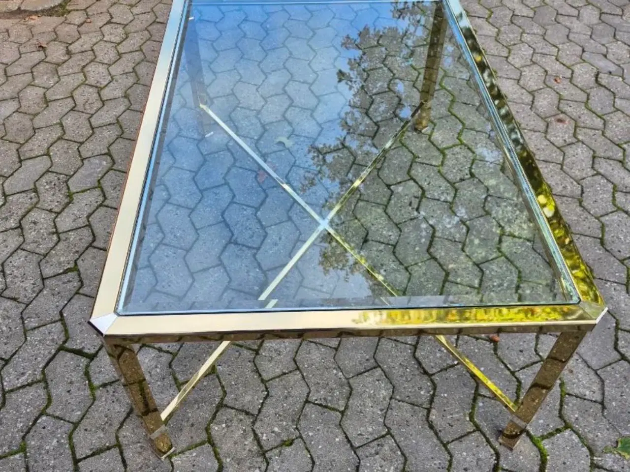 Billede 3 - Sofabord med glasplade