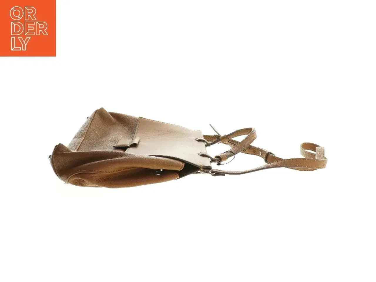 Billede 2 - Brun håndtaske fra Mango (str. 27x37x14 cm)