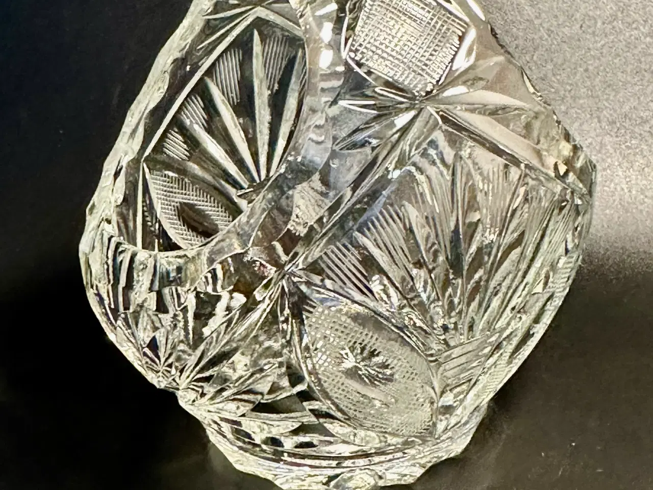 Billede 5 - Vintage genstande af krystal og glas. Læs beskriv