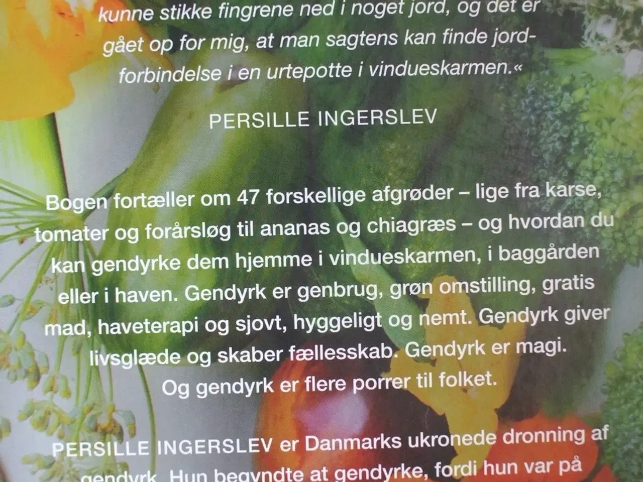 Billede 3 - gendyrk - flere porrer til folket, af persille ing