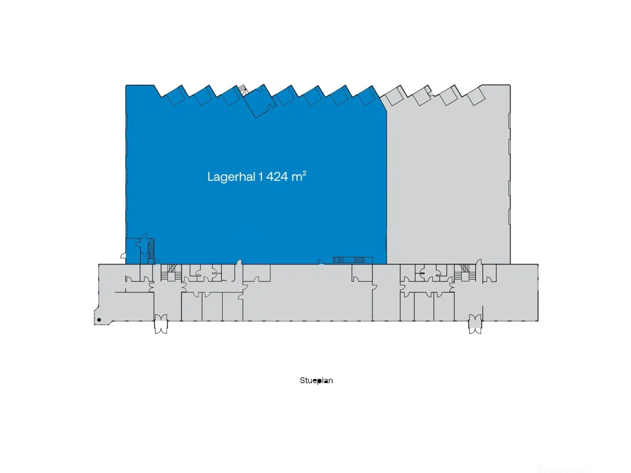Billede 11 - Stor lagerhal med kontorafsnit og bad i Kastrup
