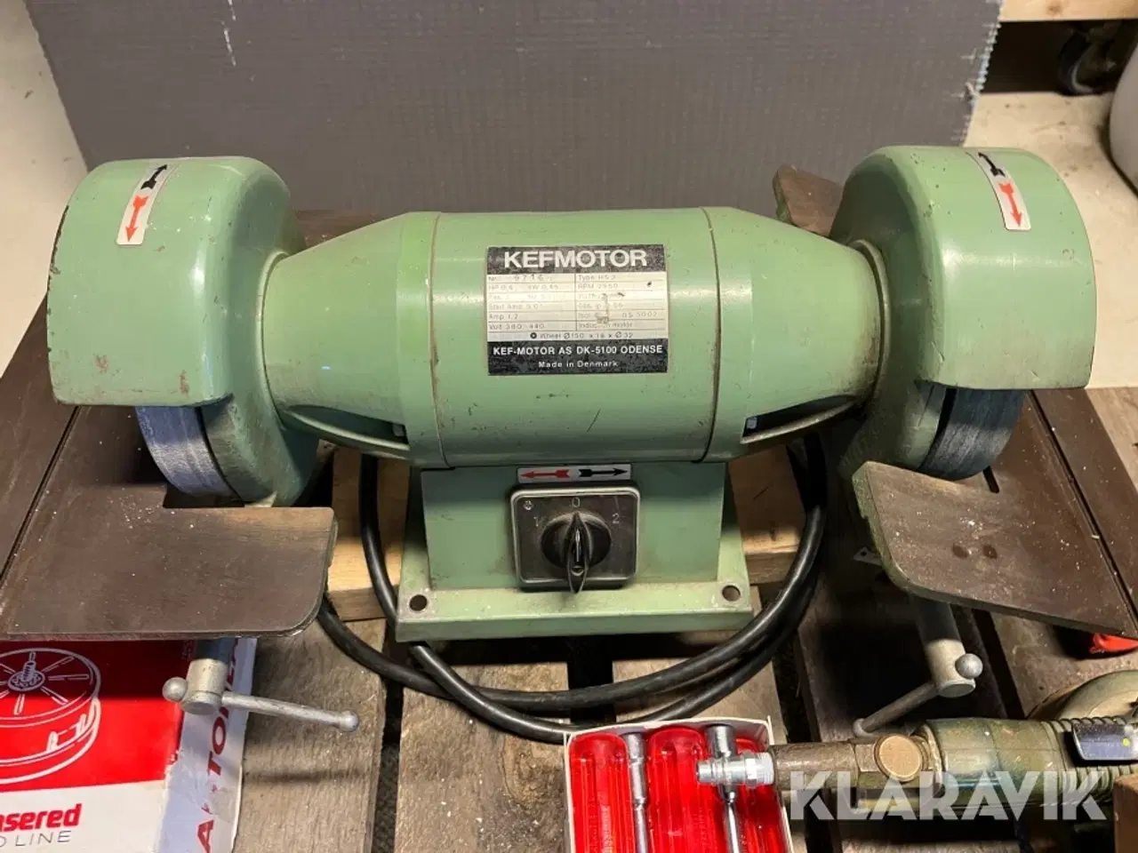 Billede 6 - Værktøjssliber KEFmotor HS3 med diverse værktøj
