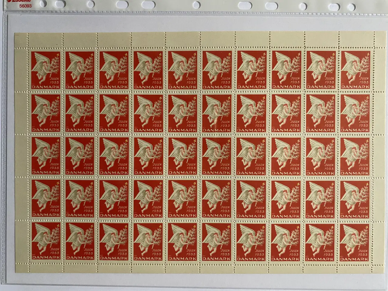 Billede 1 - Julemærker Danmark helark 1933