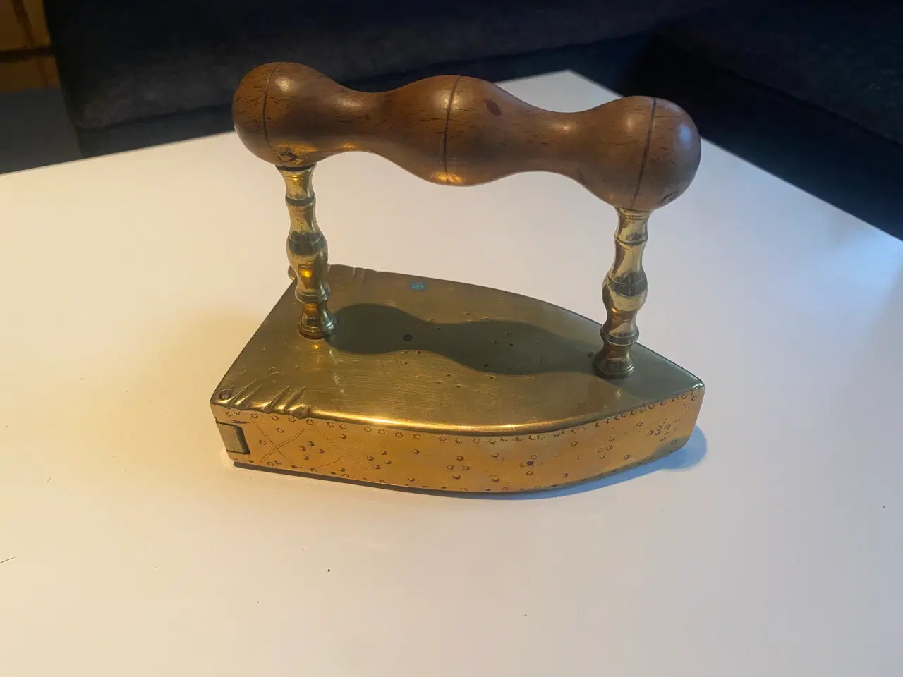 Billede 2 - Antik strygejern, Messing, 200 år gl.