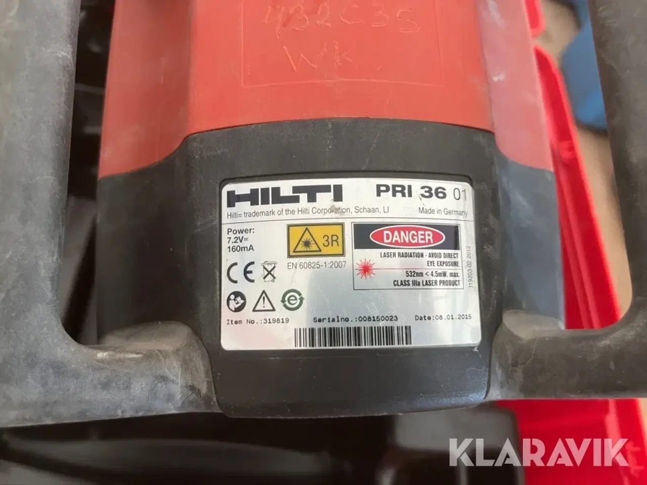 Billede 2 - Rotationslaser Hilti PRI 36